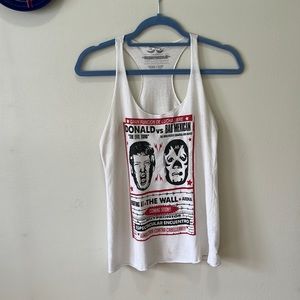 Monomalo - women’s tank top size small - Trump parody